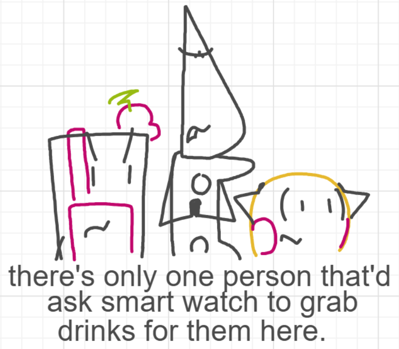 A panel from I've Been Everywhere, Man, episode nine of the Board Boards object show by Furretwalk/WalkingFurret.